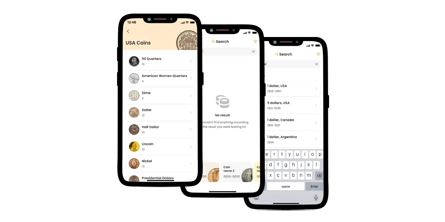 A part of the Coin ID Scanner app interface.
